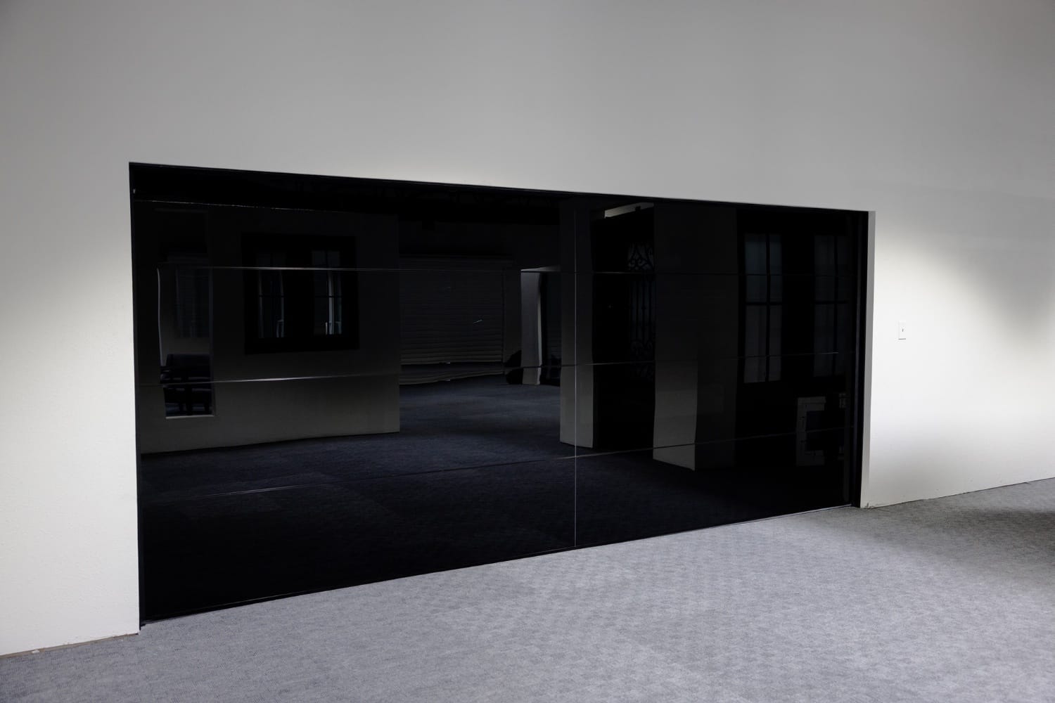 Sleek Frameless Garage Doors